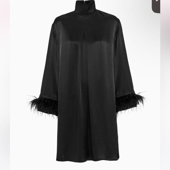 Sleeper Party Shirt Dress with Detachable Feathers NWT XS - Picture 1 of 7